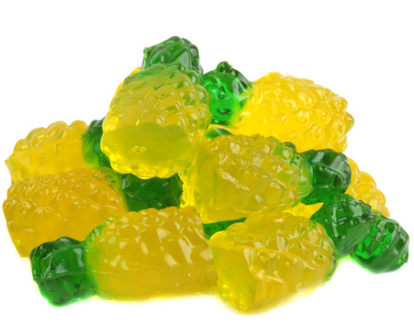 3D Gummy Fruit Candy pineapple
