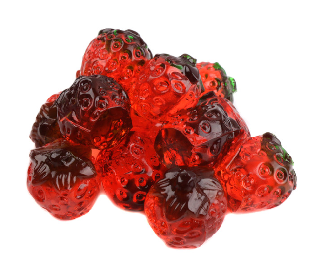 3D Gummy Fruit Candy strawberry