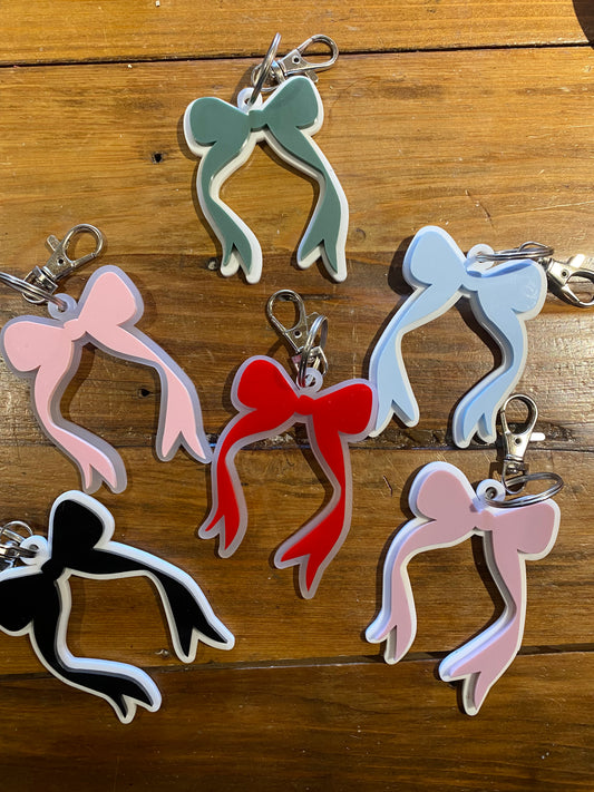 3d Bow Keychain