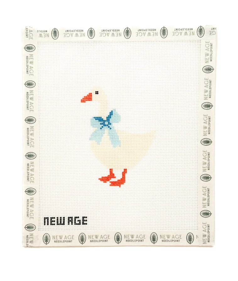 Blue Baby Goose Canvas