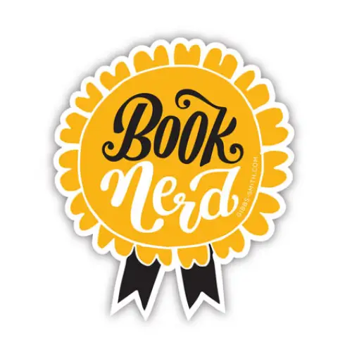Book Nerd Sticker