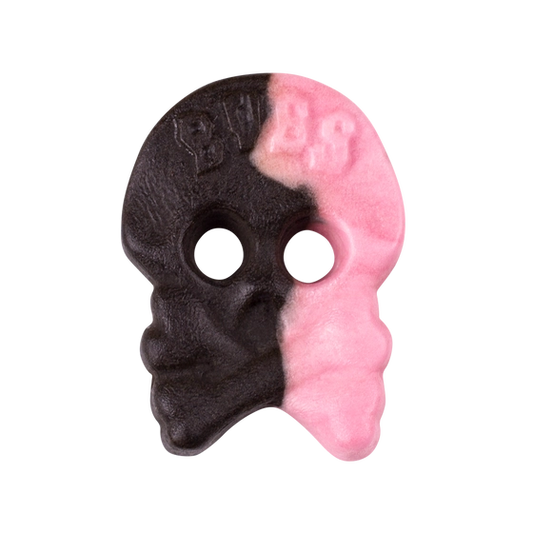 Raspberry & Licorice Skulls Bubs