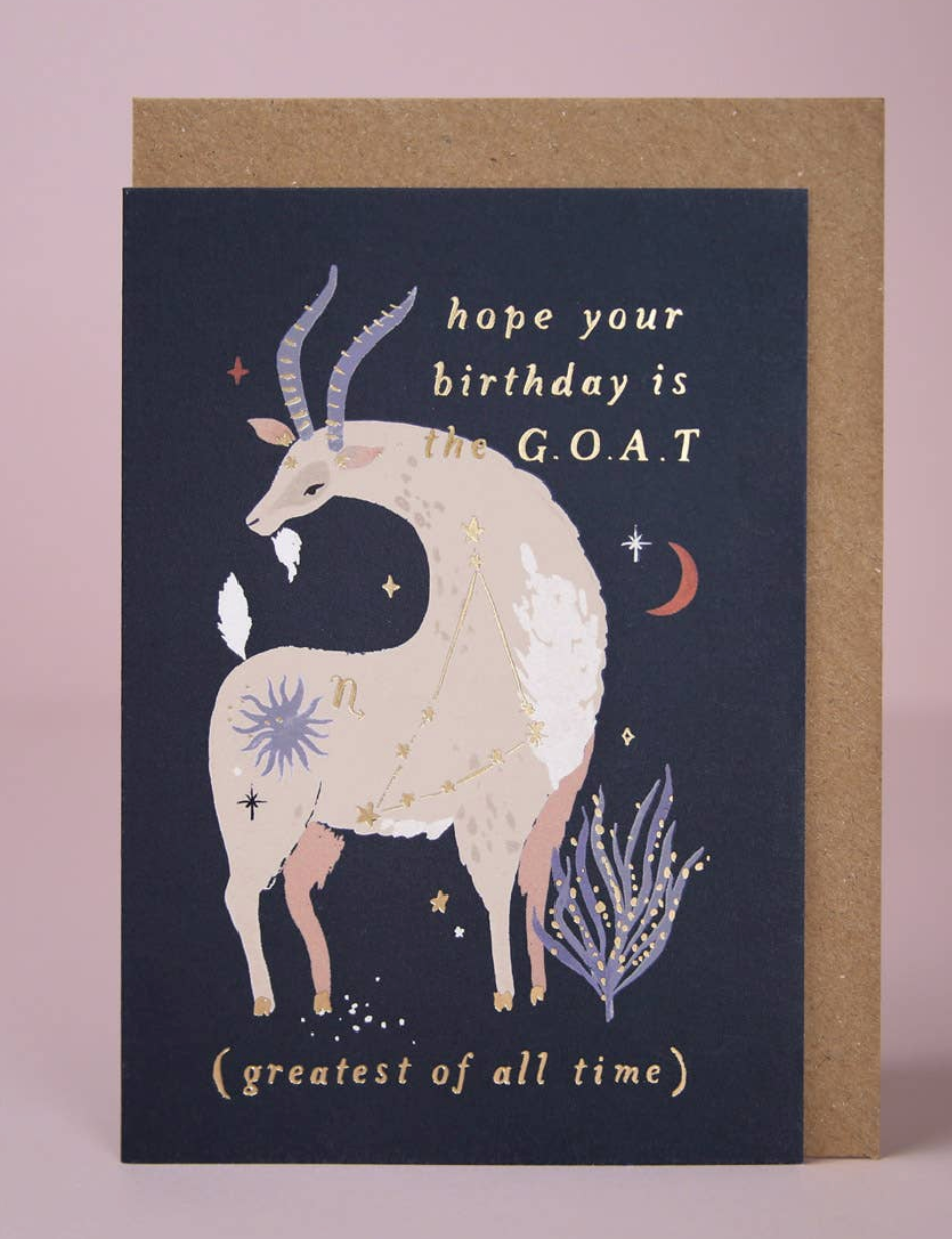 Capricorn birthday card