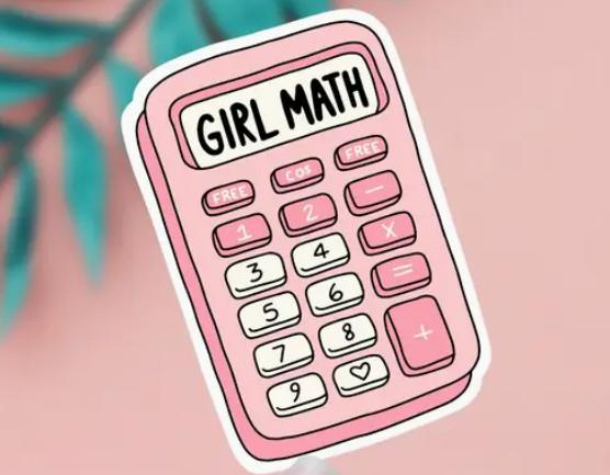 Girl Math Sticker