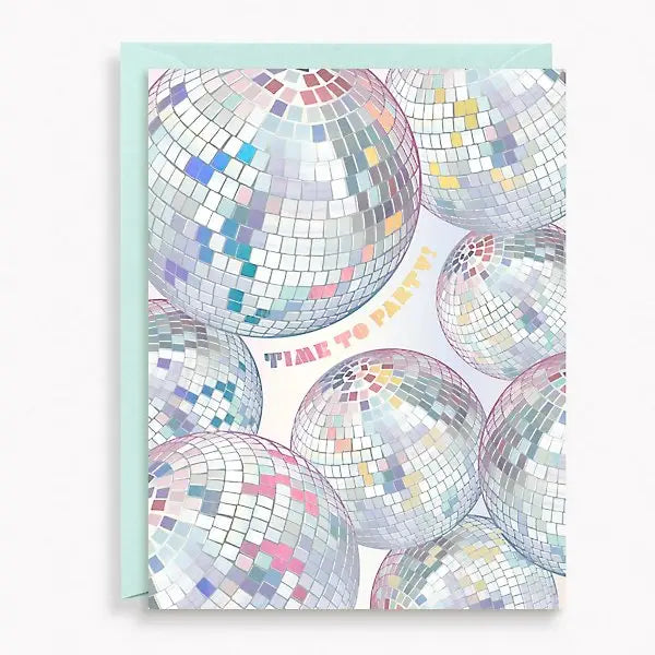holographic birthday cards Holographic Disco Balls Birthday Card