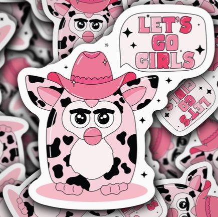 Let_s_Go_Girls_Y2K_Waterproof_Sticker_Funny_Friend_Gifts_Early_2000s_Trendy_Collectibles_Waterbottle_Laptop_Journal_Stickers