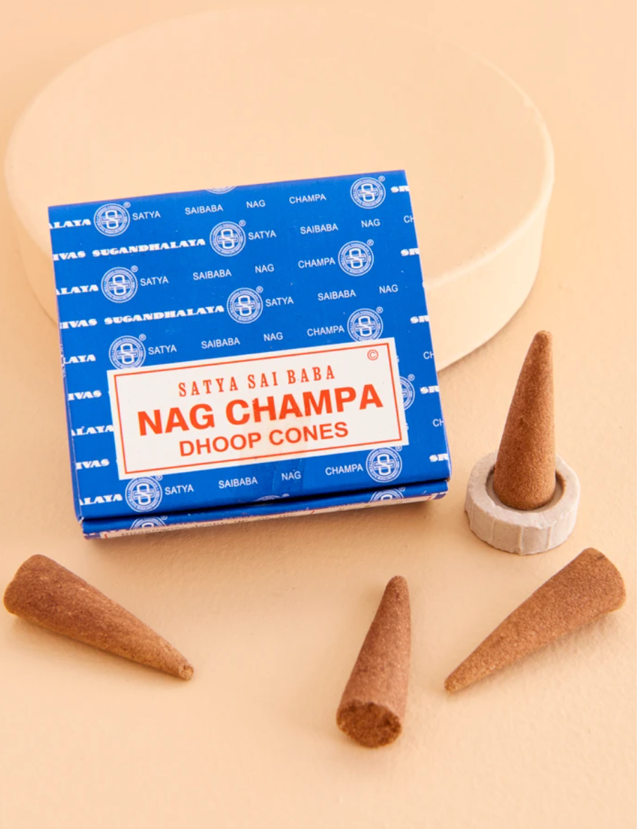 Nag Champa Satya Sai Baba Temple Incense Cones