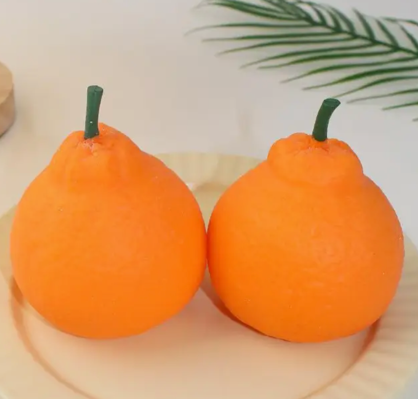 Orange Squishy Stress Relief Toy