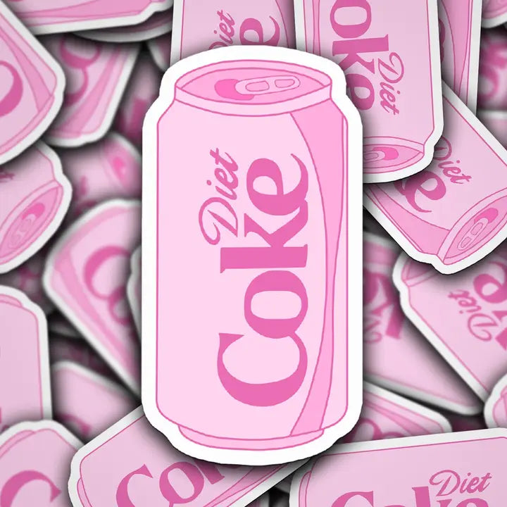 Pink Diet Coke Sticker