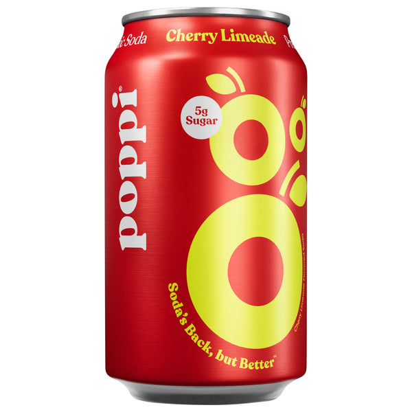 Poppi Prebiotic Soda cherry