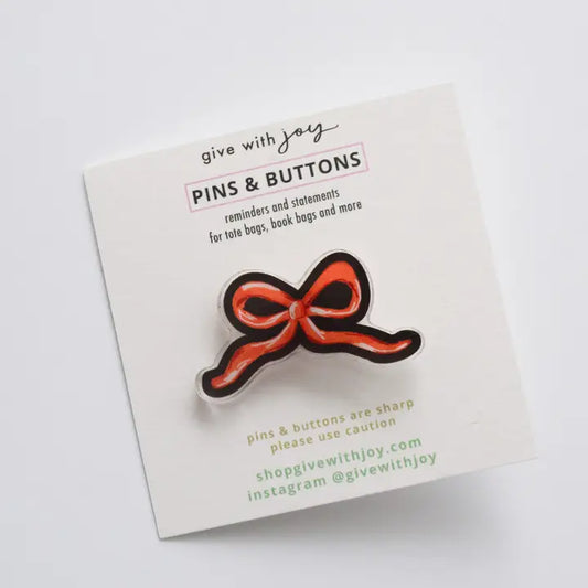Pretty Bow Acrylic Pin
