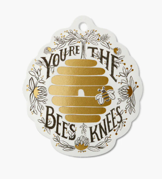 RIFLE PAPER CO. Gift Tags Set of 8, Bee's Knees