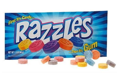 Razzles Candy Gum
