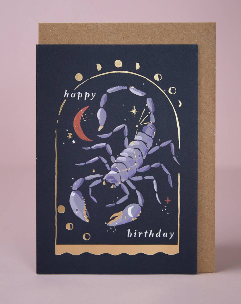 Scorpio birthday card