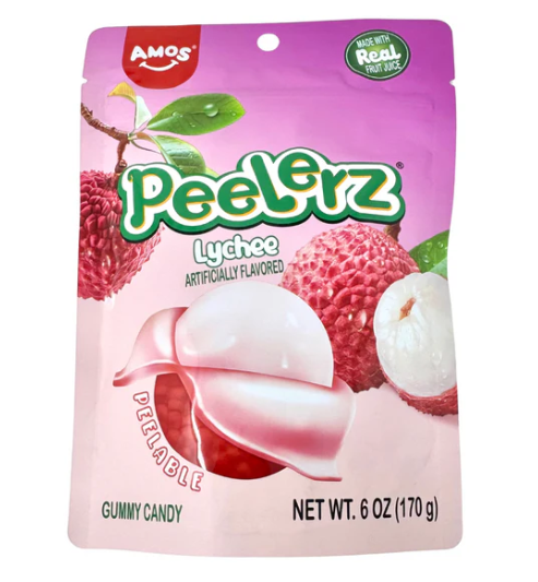 Amos Peelerz Peeling Fruit Gummies 6 oz