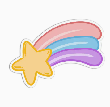 Star Vinyl Waterproof Sticker