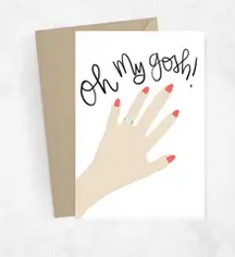 engagement card