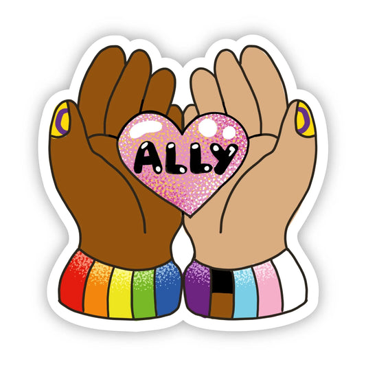 pride heart sticker