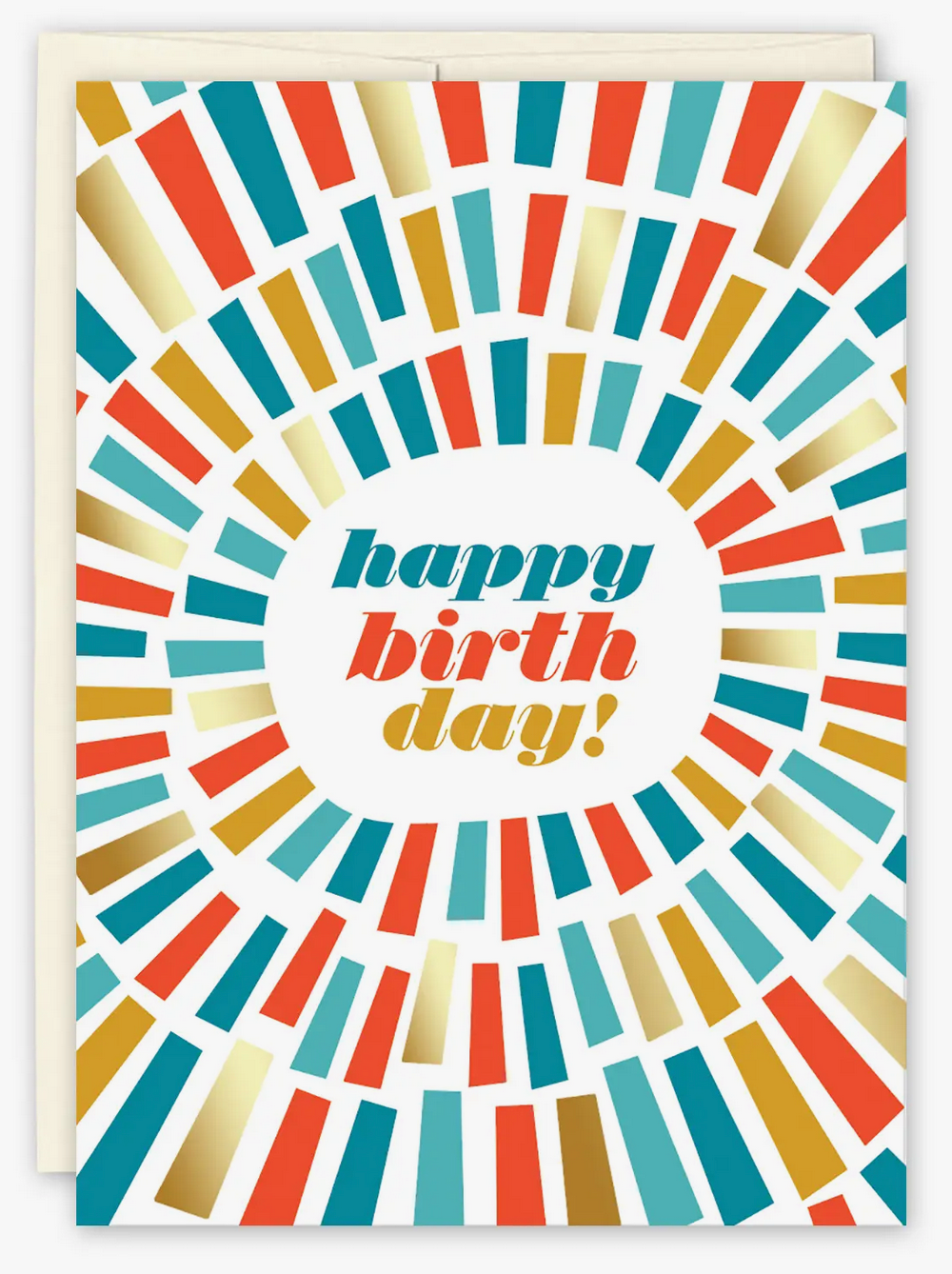 Birthday Burst Card ~ Black Joy Paper