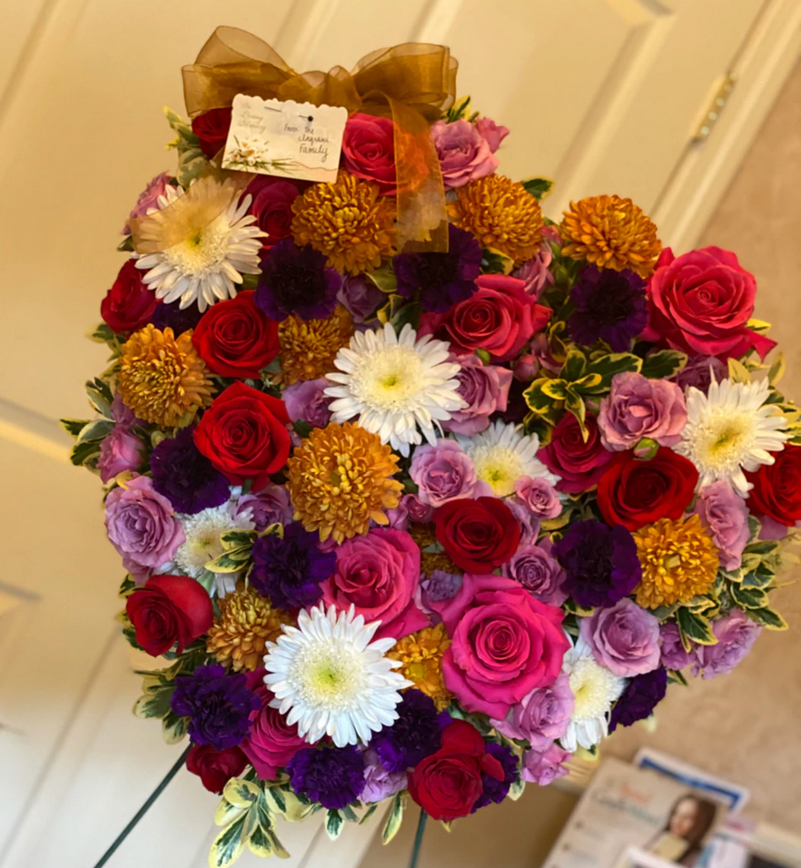 Sympathy flowers ~ NF WALKER FUNERAL HOME