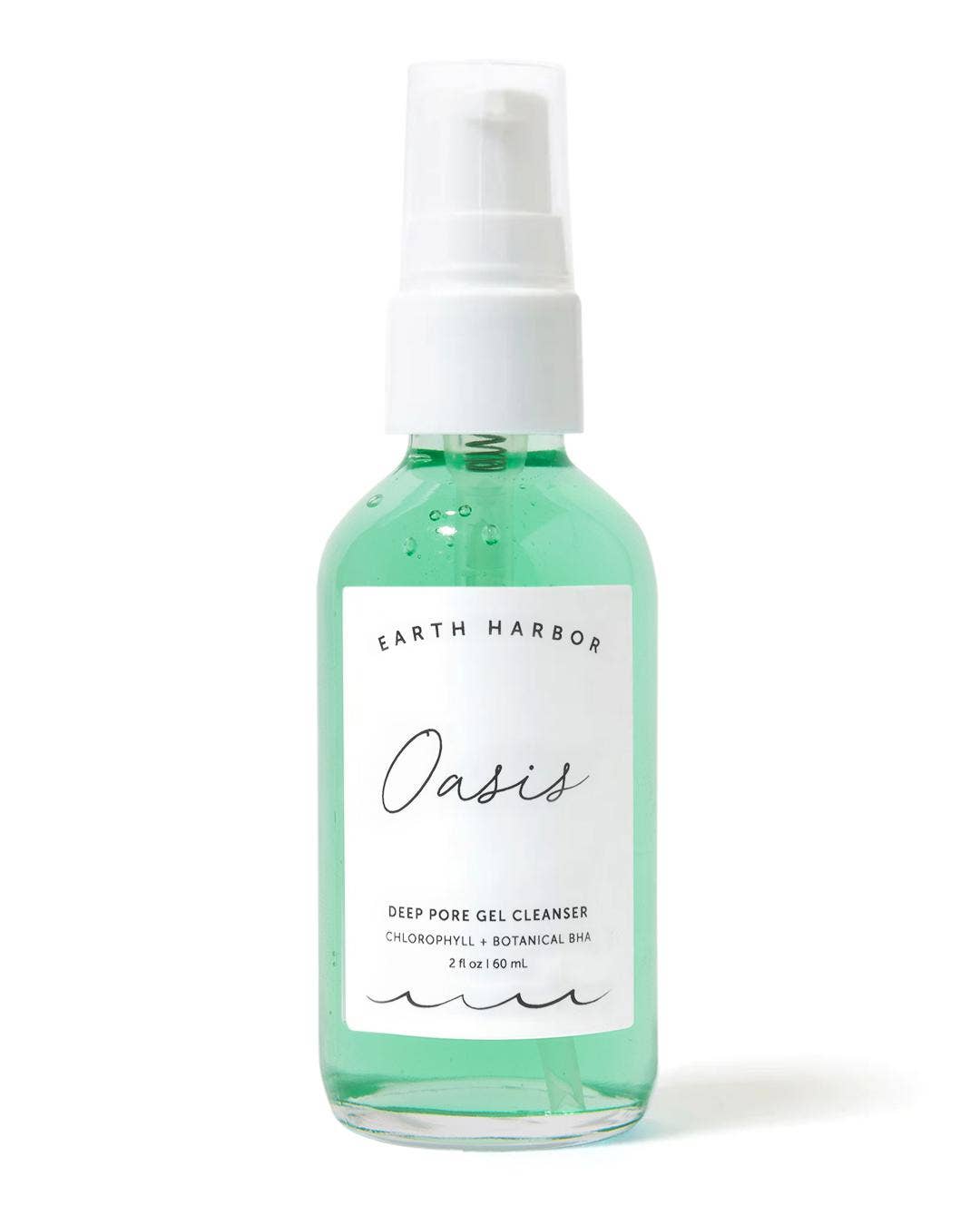 Earth Harbor Naturals ~ Deep Pore Gel Cleanser: Chlorophyll + Botanical BHA