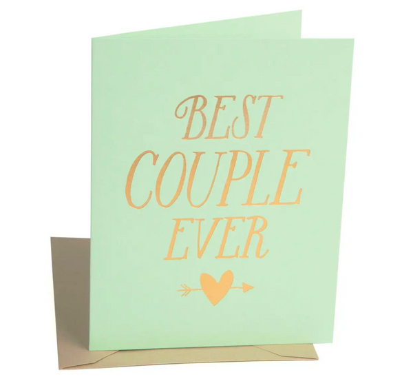 Best Couple Ever Wedding Card ~ The Social Type