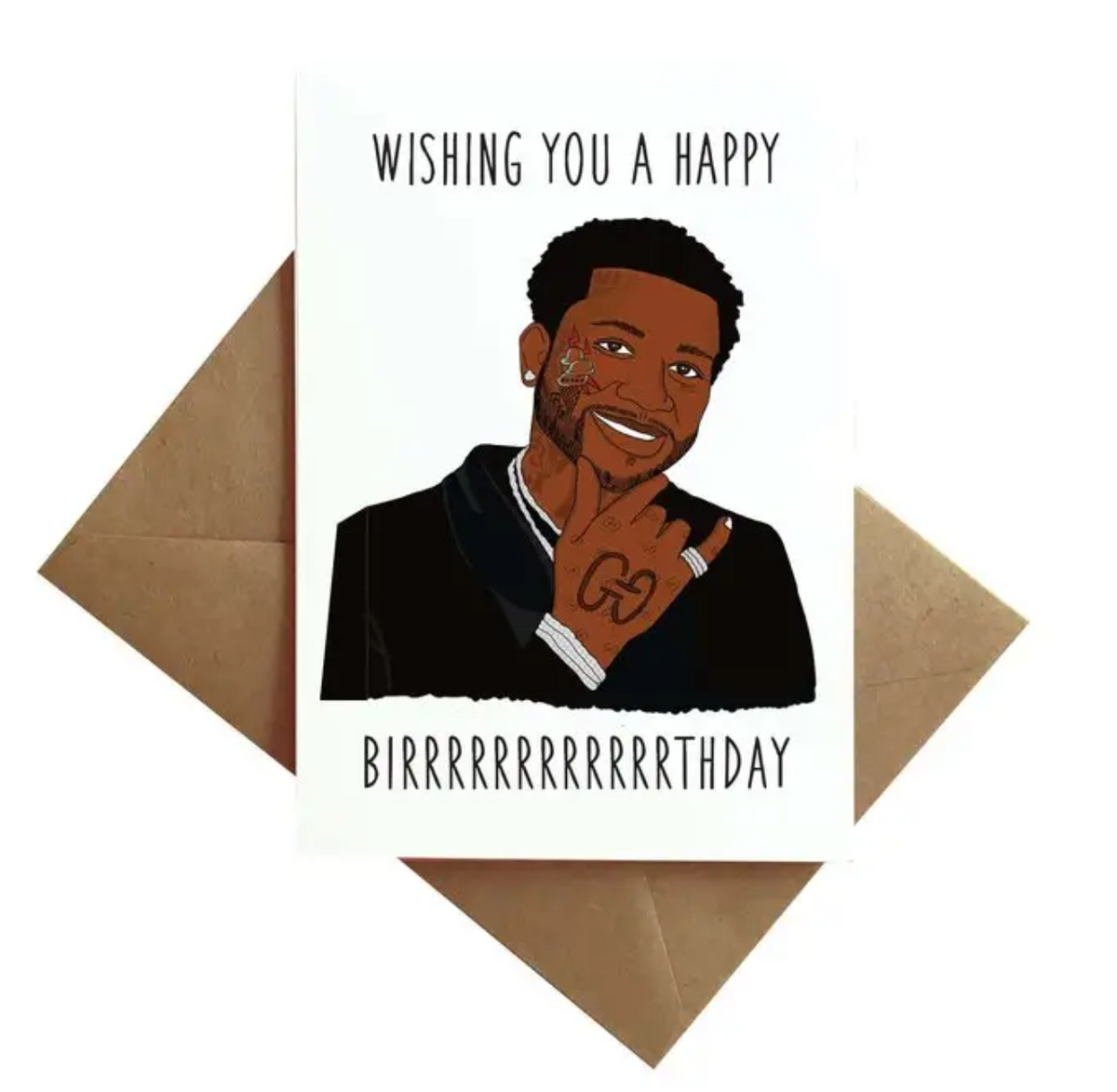 Gucci Mane Birthday Card ~ By Ms James – Olive it Boutique