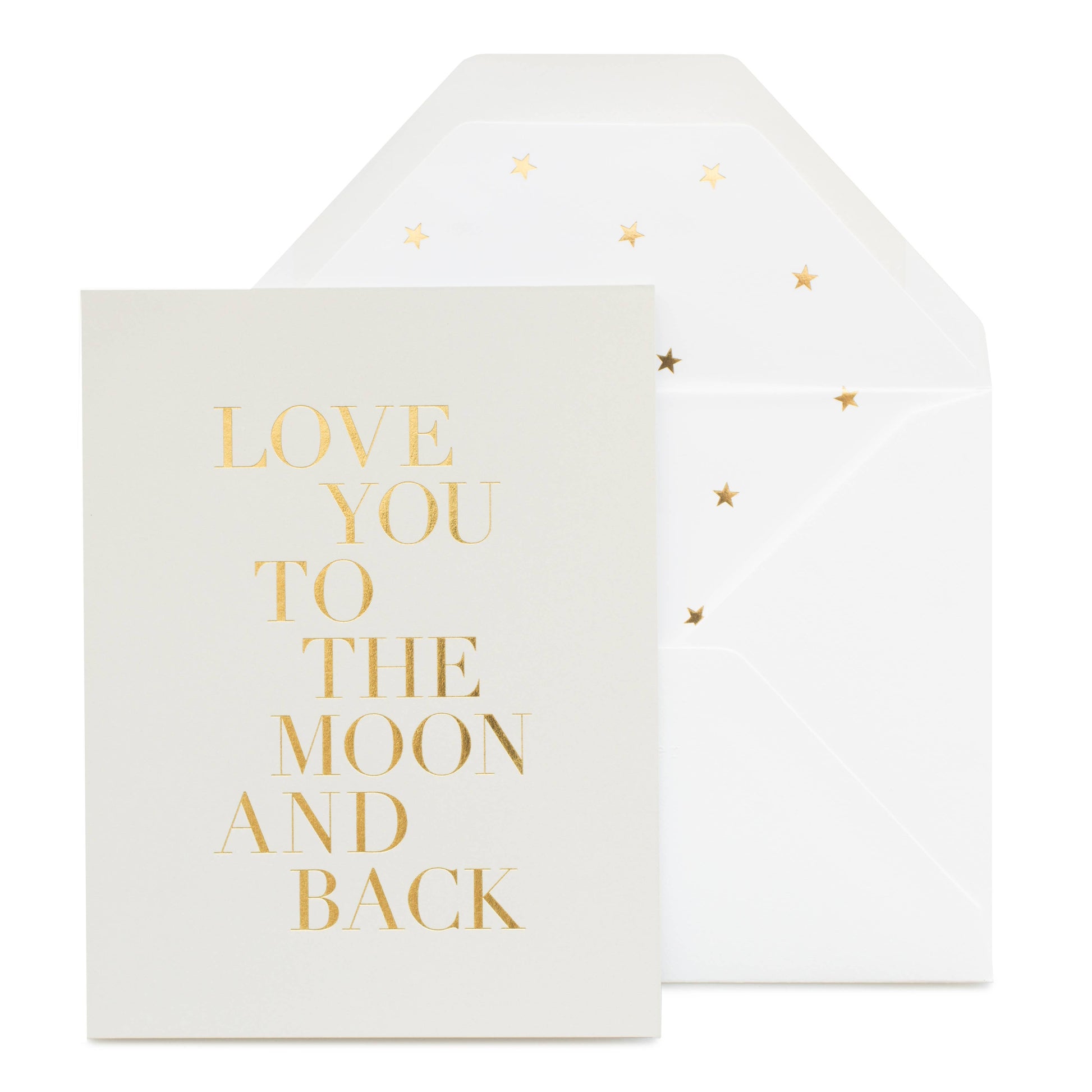 Love You to the Moon Card ~ Sugar Paper