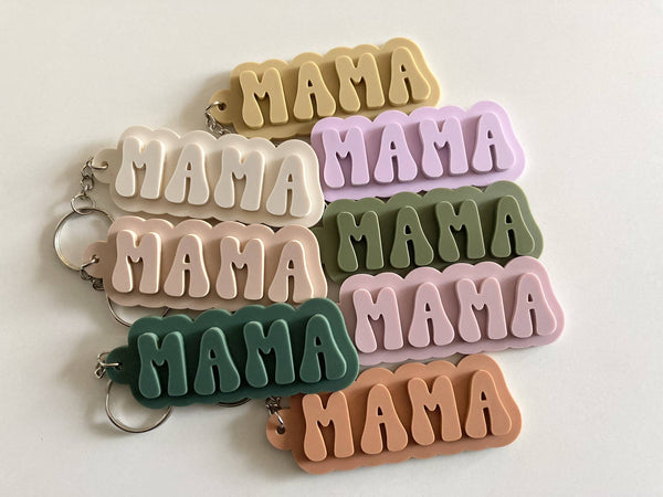 "Mama" Acrylic Keychain ~ Cope and Co Custom Signs