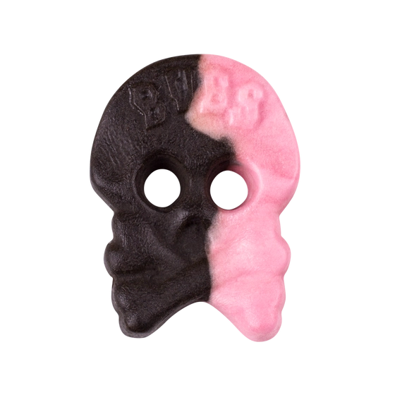 Raspberry & Licorice Skulls Bubs