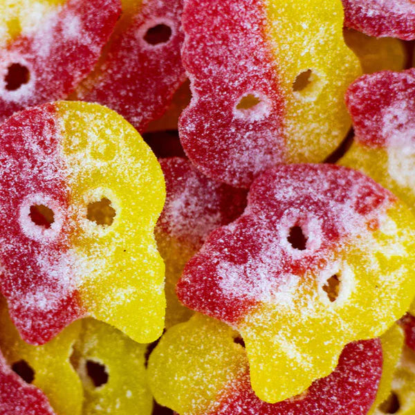 Bubs Sour Fizzy Skulls - Sure skaller
