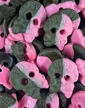 Bubs Raspberry & Licorice Foam Skull