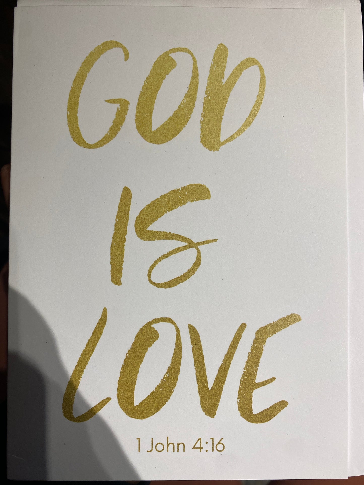 God is love~ aims moon paperie