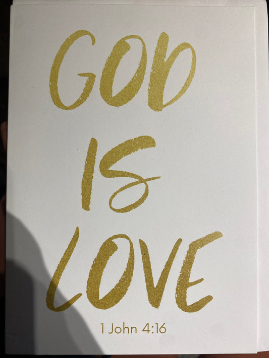 God is love~ aims moon paperie