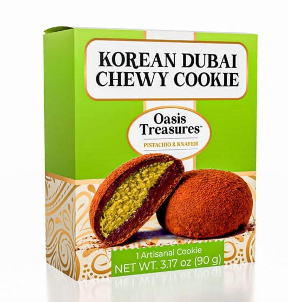 Dubai Chocolate Flavor Korean Chewy Cookie