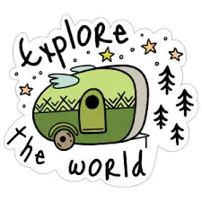 Explore the World sticker