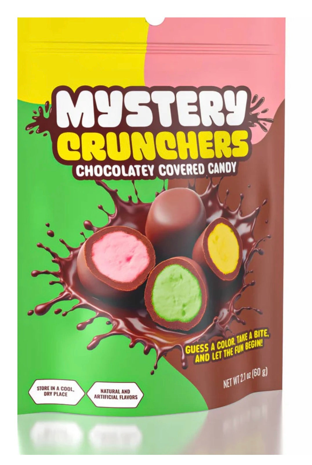 Mystery Crunchers Milk Chocolate Covered Candy 2.1 oz