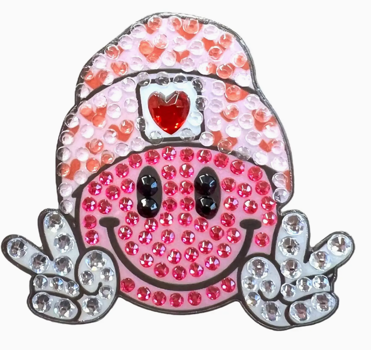 Fuzzy Collectable Rhinestone Sticker - StickerBeans