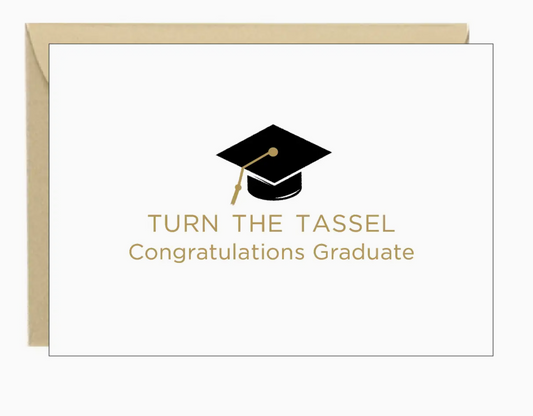 Graduation Cap Turn the Tassel Enclosure Card