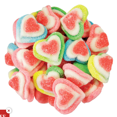 Gummy Hearts Triple Layer from Spain