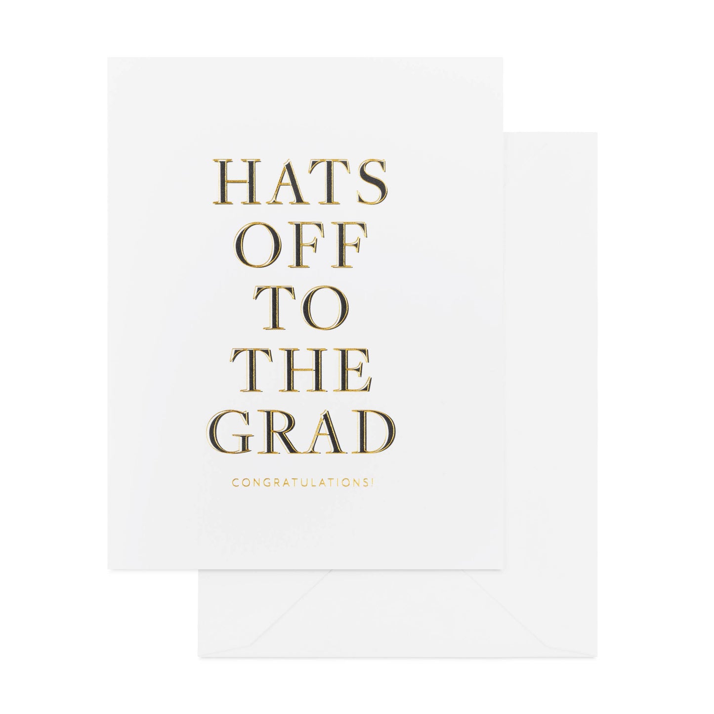 "Hats Off to the Grad" Card ~ Sugar Paper