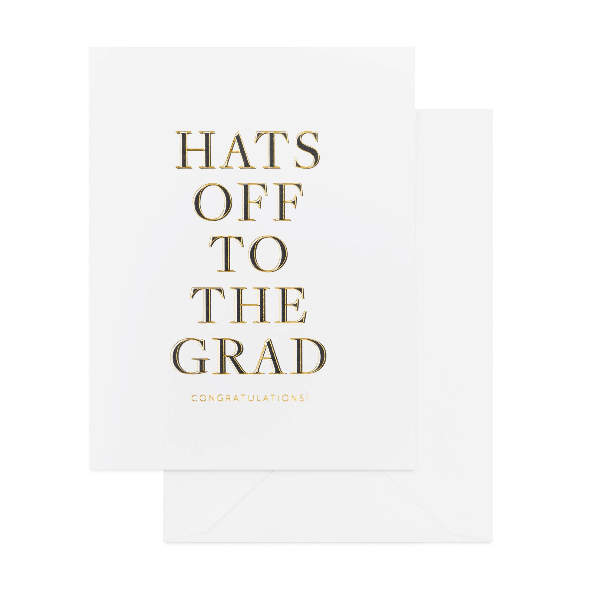 "Hats Off to the Grad" Card ~ Sugar Paper