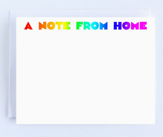 Home Camp Card: A Note from Home