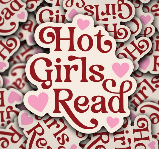  Hot Girls Read Red & Pink Vinyl Decal