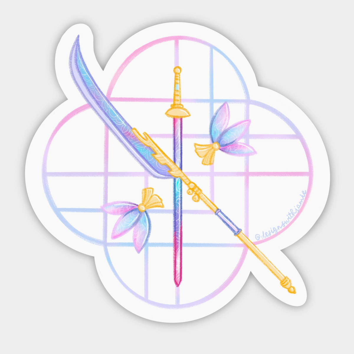 Huntrix Weapons Sticker