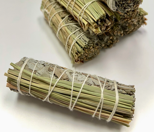 Lemongrass with White Sage Stick