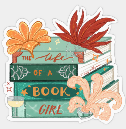 Life of A Book Girl Sticker