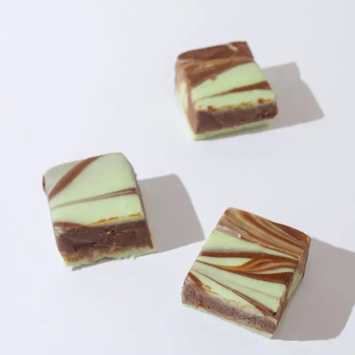 Mint Chocolate Swirl Fudge