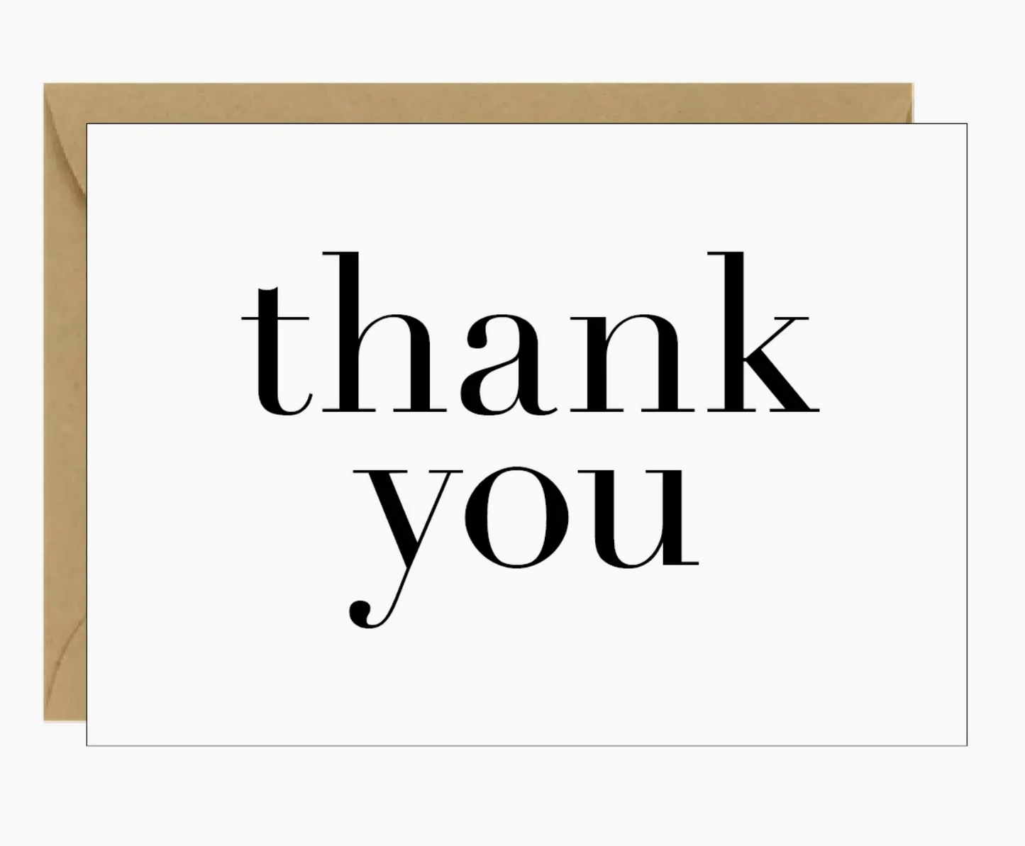 Modern Thank You Enclosure Card