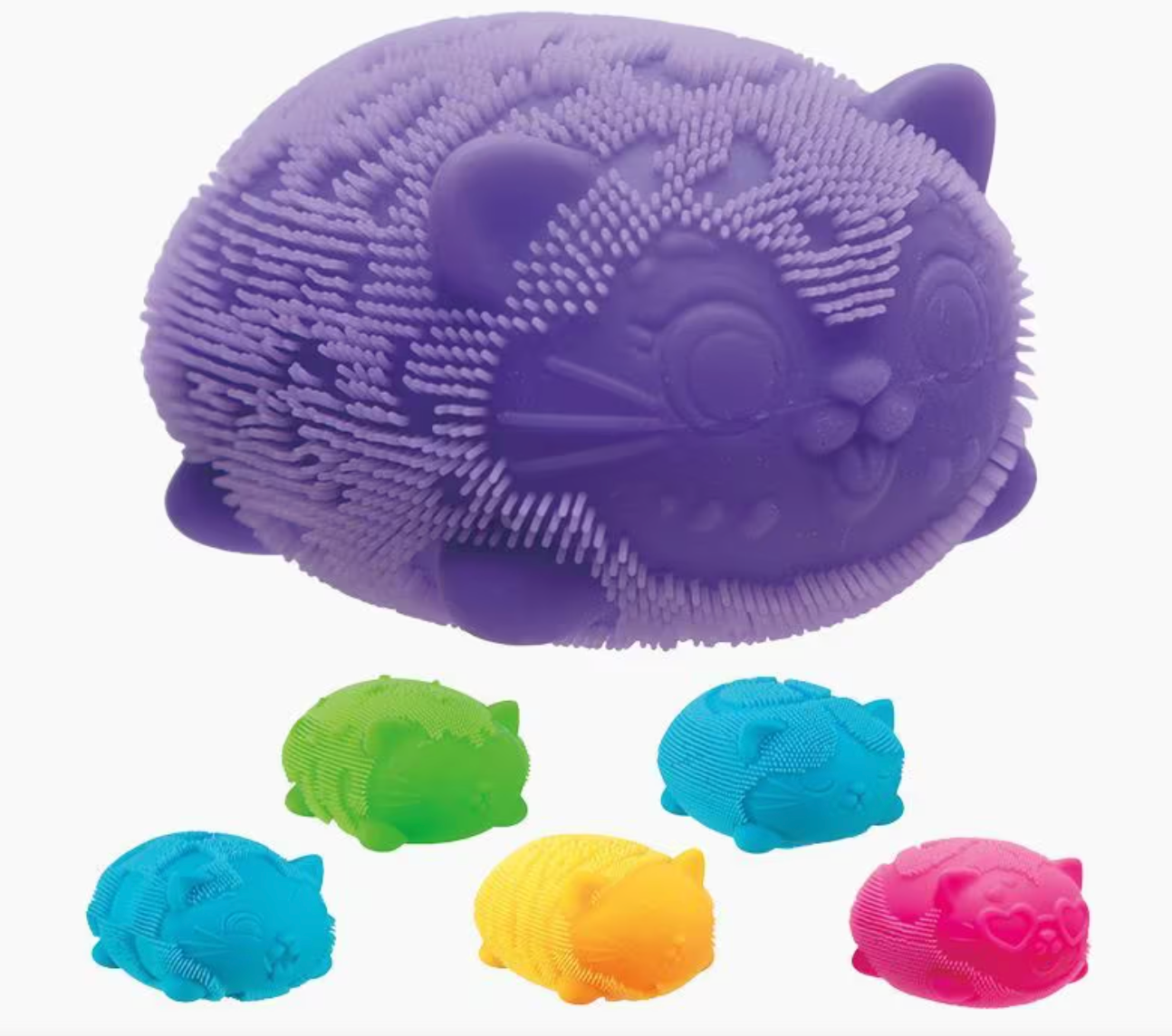 NeeDoh Fuzz Ball Wild Cats Fidget Toy (Assorted)
